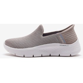 Resim Skechers Go Walk Flex - Relish - Slip-Ins Kadın Bej Yürüyüş Ayakkabısı 124963 Tpbl 