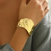 Resim Kadınlar için abartılı geometrik dalga bileziği 
