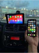 Resim Navigold 7" Tak Çalıştır Kablosuz Apple Carplay Ve Android Auto Oto Multimedya Araç Araba Ekran double teyp 