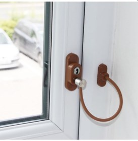 Resim Penkid Kablolu Anahtarlı Pencere Emniyet Kilidi Açık Kahve Çok Renkli 