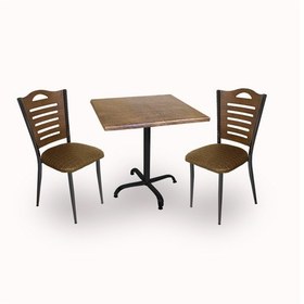 Resim Beymobilya Indigo Werzalit Kare - Merdiven Tip 2Li Fiskos Seti (60X60) 