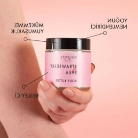 Resim Aesco - Çilek & Shea Body Butter/yoğun Vücut Nemlendiricisi (100 Ml) 