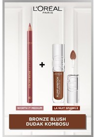Resim Bronze Blush Lips Dudak Kombosu Color Riche Dudak Kalemi 635+ Plump Ambition Dudak Parlatıcısı 510 pktddkparlklm1-10748 Diğer 