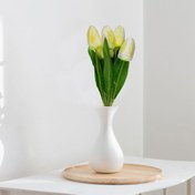 Resim Q-Art Lale Demeti Yapay Çiçek - Beyaz 