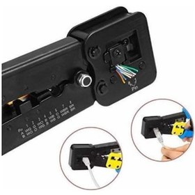 Resim Yeni Nesil Rj11 Rj12 Rj45 Sıkma Makaslı Network Ağ Pense 