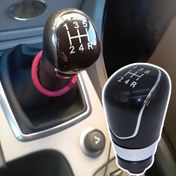 Resim Ford Focus MK2 MK3, Fiesta MK7, C-Max, B-Max, Mondeo MK3/4, Kuga, Transit uyumlu plastik vites topuzu - 5 vitesli manuel şanzıman vites kolu ve geri vites ile 