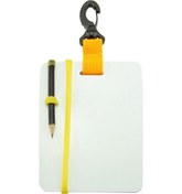 Resim Folinda Xzb-920 Su Altı Yazma Tahtası - Scuba Dalış Not Alma, Sarı, Küçük Boy 153x127mm Sarı 