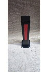 Resim andekor Metal park dubası , delinatör, araba engelleyici, otopark bariyeri 