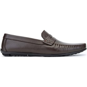 Resim Tamer Tanca Erkek Hakiki Deri Kahverengi Loafer Ayakkabı 572 200 Erk Ayk Y24 Kahve Kahverengi 
