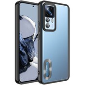 Resim Gpack Xiaomi 12T Kılıf Logo Gösteren Kamera Korumalı Silikon Siyah 