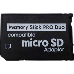 Resim Sony Psp Memory Stick Pro Duo Adaptör Psp Hafıza Kartı Adaptör Mikro Sd Kart Çevirici 