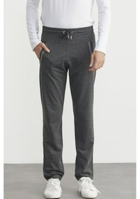 Resim Boru Paça Rahat Kalıp Eşofman Altı - Antrasit Antrasit 