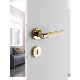 Resim Axel-L Saten - Wc Rozetli Kapı Kolu - Hha212Ro12W Nbm-Nbm/Nb 