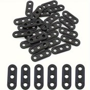 Resim 10/20 Adet Siyah Plastik Çadır Rüzgar İpi Tokası - 4 Delikli Tasarımlı Ayarlanabilir Kordon Gerdirici, Dayanıklı Kampçılık ve Piknik Ekipman Aksesuarları, Hafif ve Sağlam Malzeme, Hava Koşullarına Dayanıklı, Macera Severler İçin Pratik Aparat, Yürüyüş ve Kampçılar için Güçlü Bağlantı Aparatı 