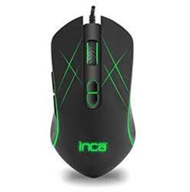 Resim Inca CHASCA Img-039t 3200Dpı Örgülü 6 Led RGB SOFTWEAR- SİLENT Gaming Mouse (1,65Mt Örgülü Kablo) 