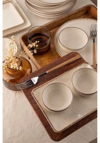 Resim Kütahya Porselen Moderna Kahvaltı Takımı Tarçın 14 Parça 6 Kişilik Mod14kh730p02 Çok Renkli 