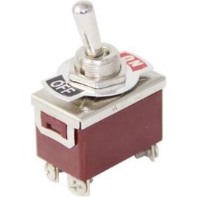 Resim Ic 156 Toggle Switch 4P On Off 12 MM 