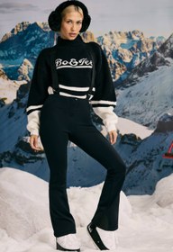 Resim Siyah Polar Astarlı Kayak Pantolonu - XXS 