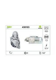 Resim Hyundai Elantra 3 Mars Motoru 1.6 2001-2007 Valeo 438103 