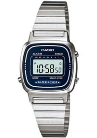 Resim Casio La670wa-2df Kol Saati Gümüş 