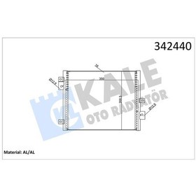 Resim Kale 342440 Klima Kondenseri Porsche 911-targa-boxster-cayman Al-al 99657311103-99657311103-99757391102 