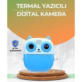Resim K-Yonlineticaret 48MP Çocuk Kamera Oyun ve Müzik Destekli Termal Yazıcı 