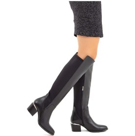 Resim Tamer Tanca Kadın Hakiki Deri Siyah Klasik Çizme 322 1928158 Bn Czm Sk22/23 Sıyah Siyah 