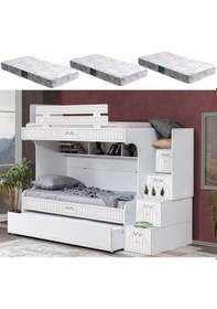 Resim Ranza, Londra Yavrulu Ranza + 3 Adet Comfort Yatak 90 X 190 CM 