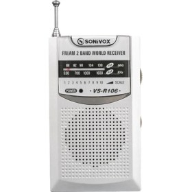 Resim Renkli Cep Analog Fm Radyo, Hafif ve Taşınabilir, Model VS-R106 
