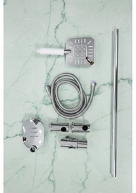 Resim Via Sürgülü Duş Seti, Duş Sistemi 42898 Krom Krom 