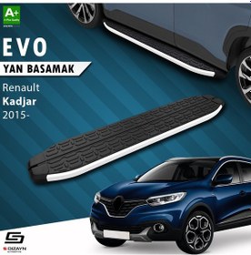 Resim S-dizayn Renault Kadjar Evo Aluminyum Yan Basamak 173 Cm 2015-2022 A+ Kalite 