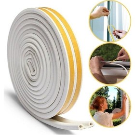 Resim Kauçuk Kapı Pencere Fitili Beyaz 50M-Soğuk Hava Giren Yerleri Izo (527700151) 