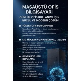 Resim Dagmor BN2015104 H61 Anakart Intel I7 2 16GB Ram 240GB SSD 18.5' Monitör Wifi Kablosuz Set 
