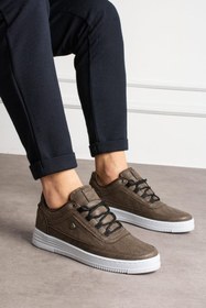 Resim L.A Polo Rahat Kalıp Günlük Erkek Vizon Beyaz Sneaker 519 