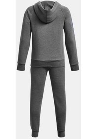 Resim Under Armour Erkek Çocuk UA Rival Fleece Eşofman Takımı 1379802-025 Beyaz 