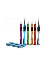 Resim Dancemonkey Tornavida Seti Saplı Pr6601 Metal Kaymaz 6 Adet Hassas Uçlu 