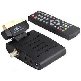 Resim EYEPC Scart Girişli Tüplü Tv Uyumlu Mini Uydu Alıcısı Hazır Yüklü 