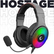 Resim Rampage R46 HOSTAGE Siyah USB 7.1 Surround RGB Ledli Gaming Oyuncu Mikrofonlu Kulaklık Rampage R46 HOSTAGE Siyah USB 7.1 Surround RGB Ledli Gaming Oyuncu Mikrofonlu Kulaklık