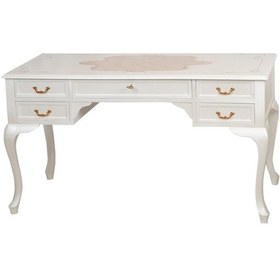 Resim Masifart_Mobilya Masifart Zena Klasik Ahşap Çalışma Masası 130 Cm 
