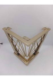 Resim KARAKOÇ METAL, 15*20*20 ÖLÇÜLERİNDE KAPLAMALI PARLAK KOLTUK, MOBİLYA AYAĞI 