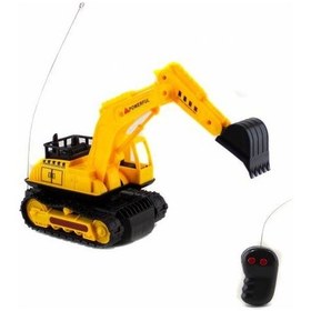 Resim Uzaktan Kumandalı İş Makinesi Yarım Fonksiyon Kepçe 