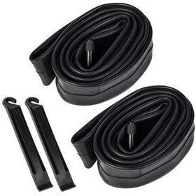 Resim Dağ Bisikleti İç Lastikleri 26x1.75/2.125 Schrader Valf Bisiklet İç Lastiği Lastik Kollarıyla Çok Renkli 