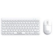Resim Piranha 2382-B Bluetooth 2.4G Windows macOS Android Kablosuz Türkçe Q Klavye Mouse Seti 
