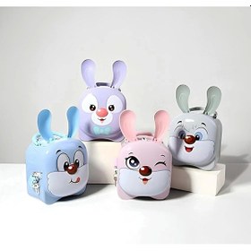 Resim Metal Kilitli Sevimli Tavşan Kumbara Alk3592 