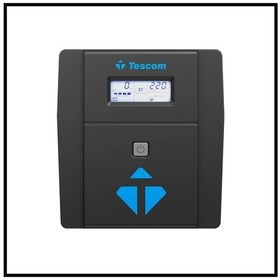 Resim Tescom Leoap 1000va Line Interactive Ups 900020312 2x7a Akü 
