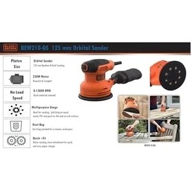 Resim BEW210 230WATT Eksantrik Zımpara 