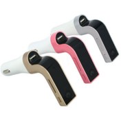 Resim ForWhat Büro Ev Ofis Arabası için Usb Girişli Bluetooth FM Transmitter Oto Radyosu 