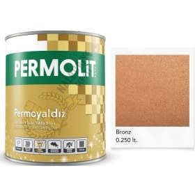 Resim Permolit Isıya Dayanıklı Dekoratif Yaldız Boya Bronz 0.250 Lt. 