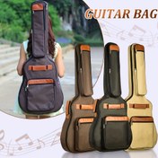 Resim Gitar Çantası 104.14 cm, Aksesuarlar için Çoklu Cep 600D Oxford Kumaş, Kalın Sünger Dolgulu, Klasik Gitarlar için Uygun 