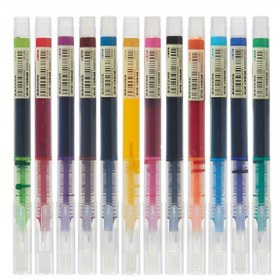 Resim 12 Hızlı Kuruyan Nötr Renkli Jel Kalemleri Kutusu - 0.5Mm İğne Ucu Karbon Kalemler - Çizim, Renklendirme, Günlük Kayıt ve Vurgulama İçin Temel - Okul Kırtasiyesi 
